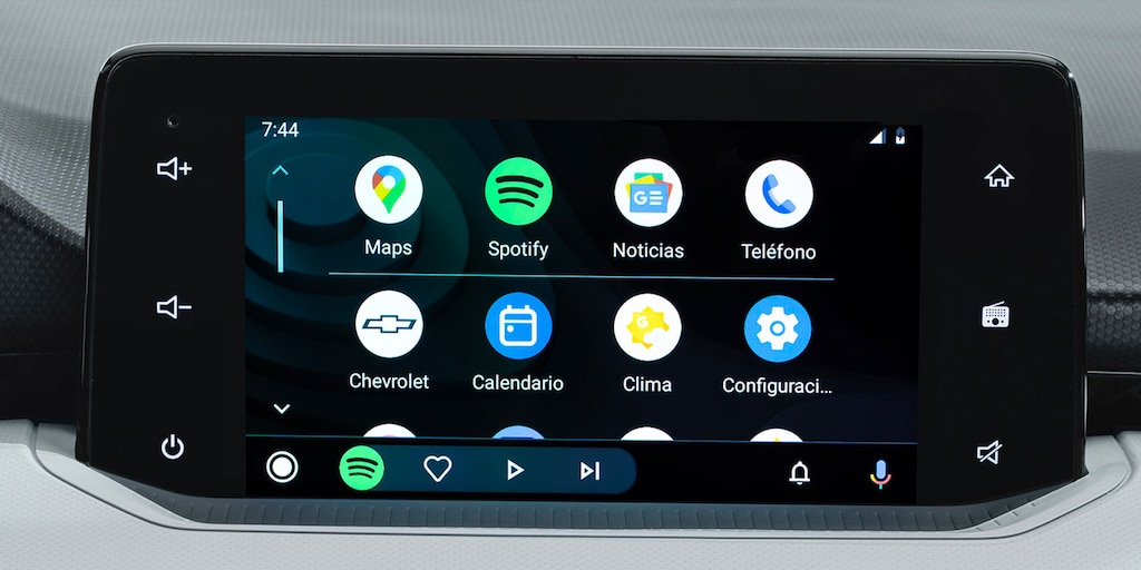 Chevrolet Aveo Hatchback 2025, Vista pantalla táctil 8 pulgadas conectividad Smartphone Integration, Android Auto y  CarPlay